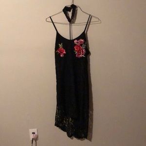 Xl- Lace choker dress. NEVER WORN!